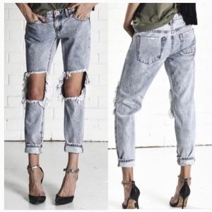 One Teaspoon Distressed Jeans